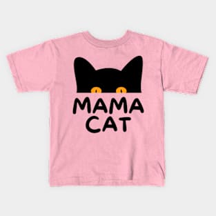 mama cat t shirt for cat lover Kids T-Shirt